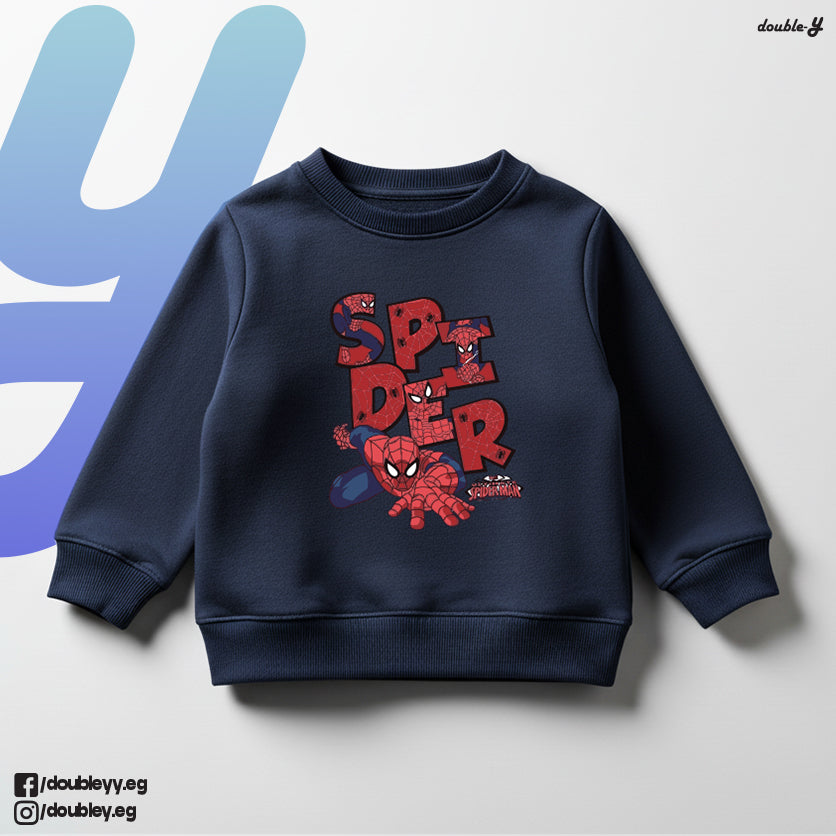 "Spider.M" Mini Crewneck 100% Cotton