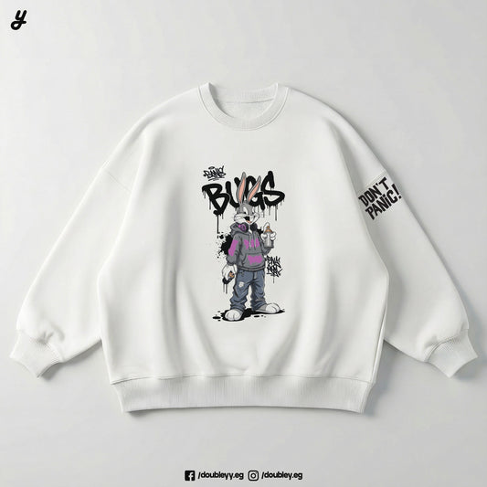 "Don'tPanic" Premium Oversized Crewneck