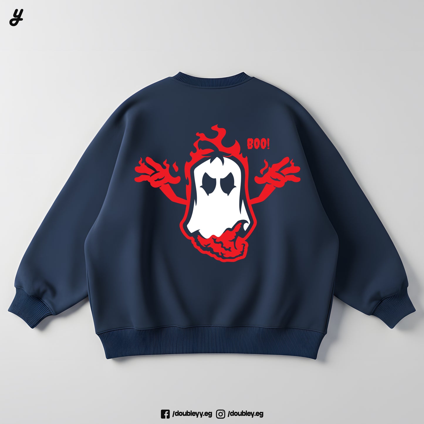 "BOO!!" Premium Oversized Crewneck