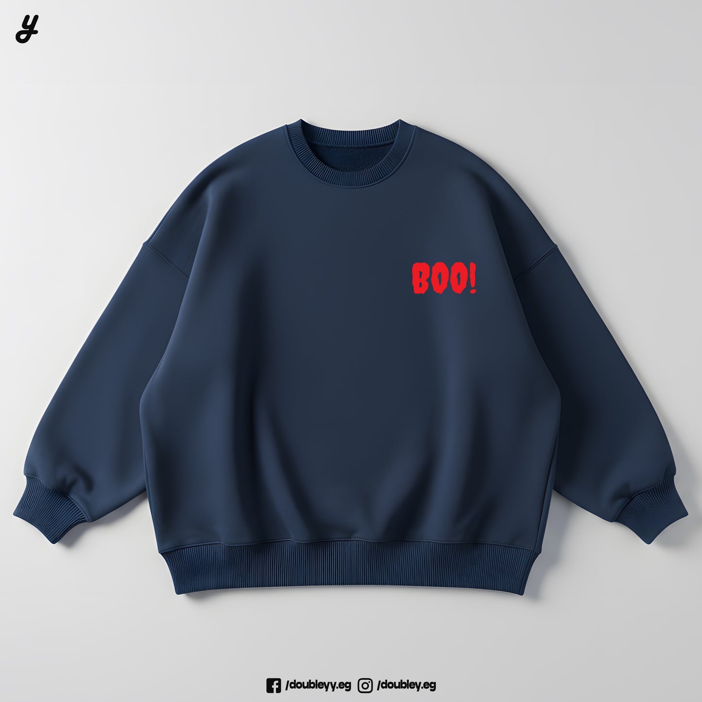 "BOO!!" Premium Oversized Crewneck