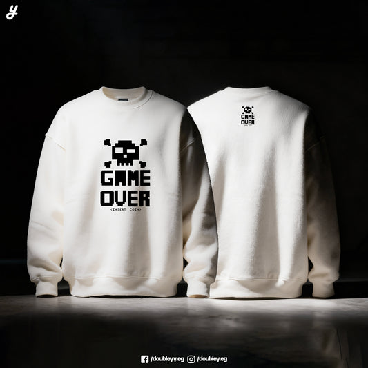 "GameOver" Premium Oversized Crewneck