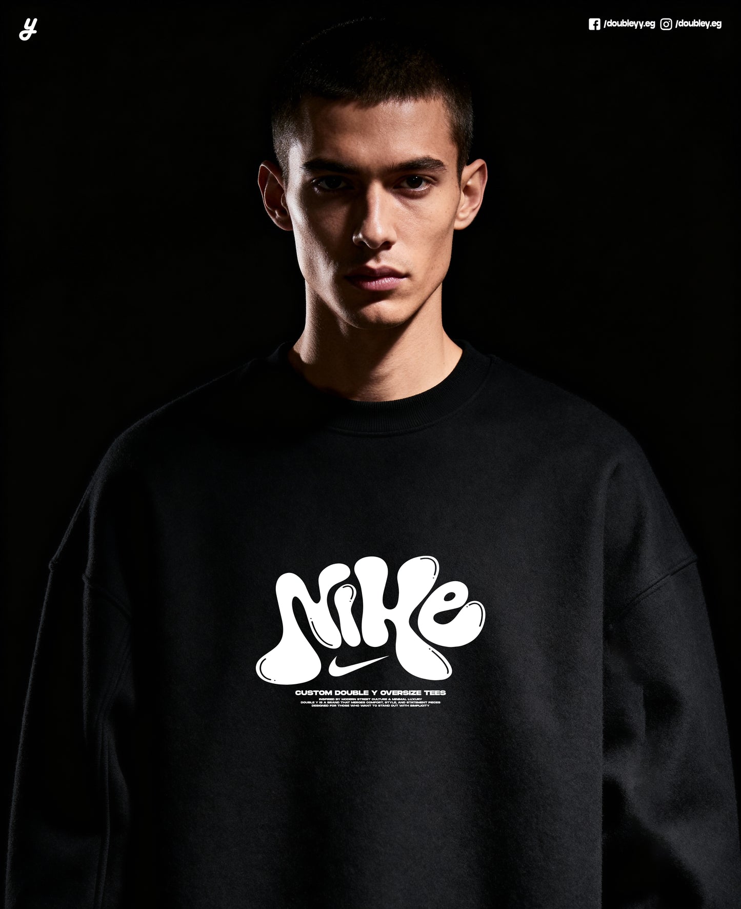 "Just Do it" Premium Oversized Crewneck