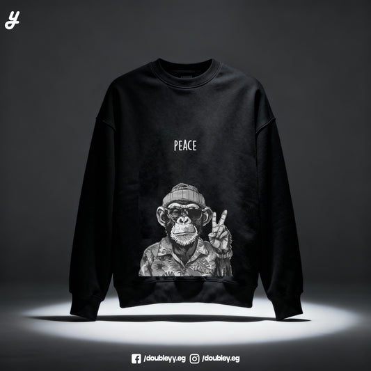 "Peace" Premium Oversized Crewneck