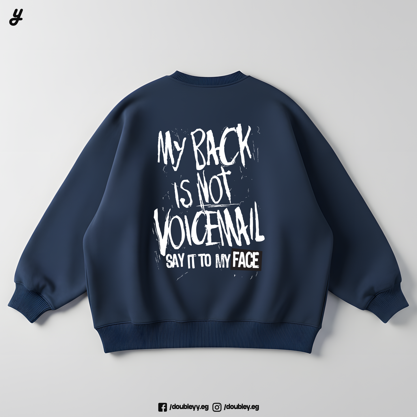 "VoiceMaill" Premium Oversized Crewneck