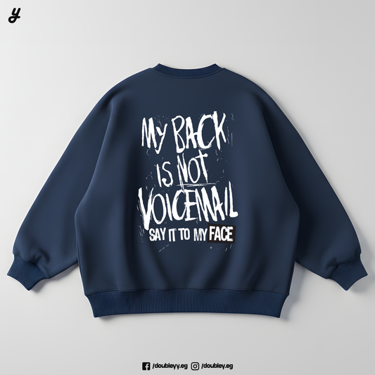 "VoiceMaill" Premium Oversized Crewneck